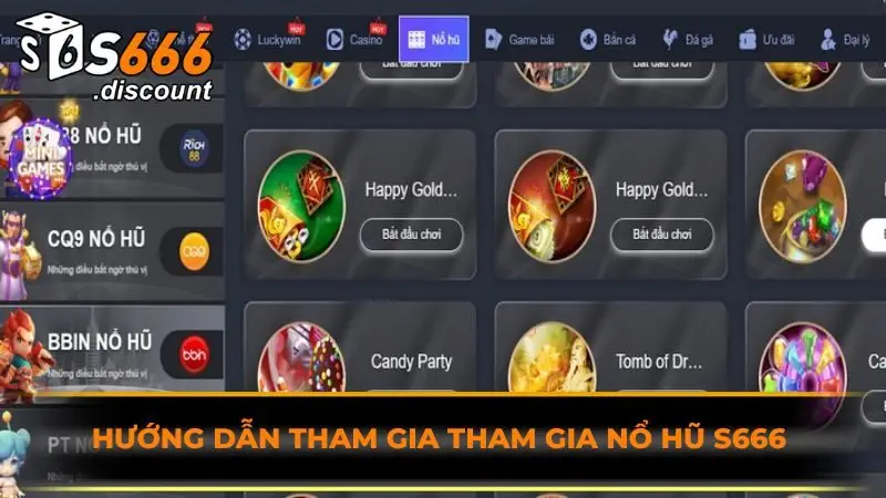 Hướng dẫn tham gia tham gia nổ hũ S666